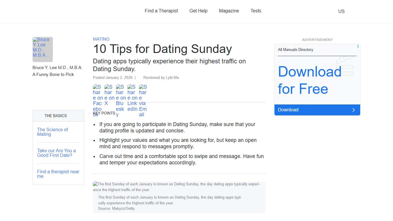 10 Tips for Dating Sunday Psychology Today